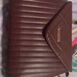 Elegant Brown Quilted Women's Bag